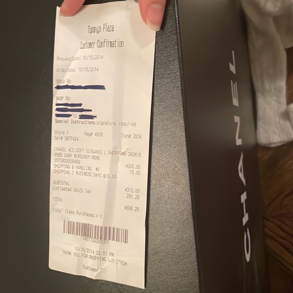 Chanel large calfskin shopping tote - Picture 9 of 12